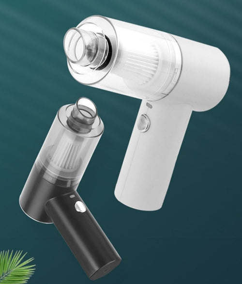 Aspirateur à main sans fil en blanc et en noir